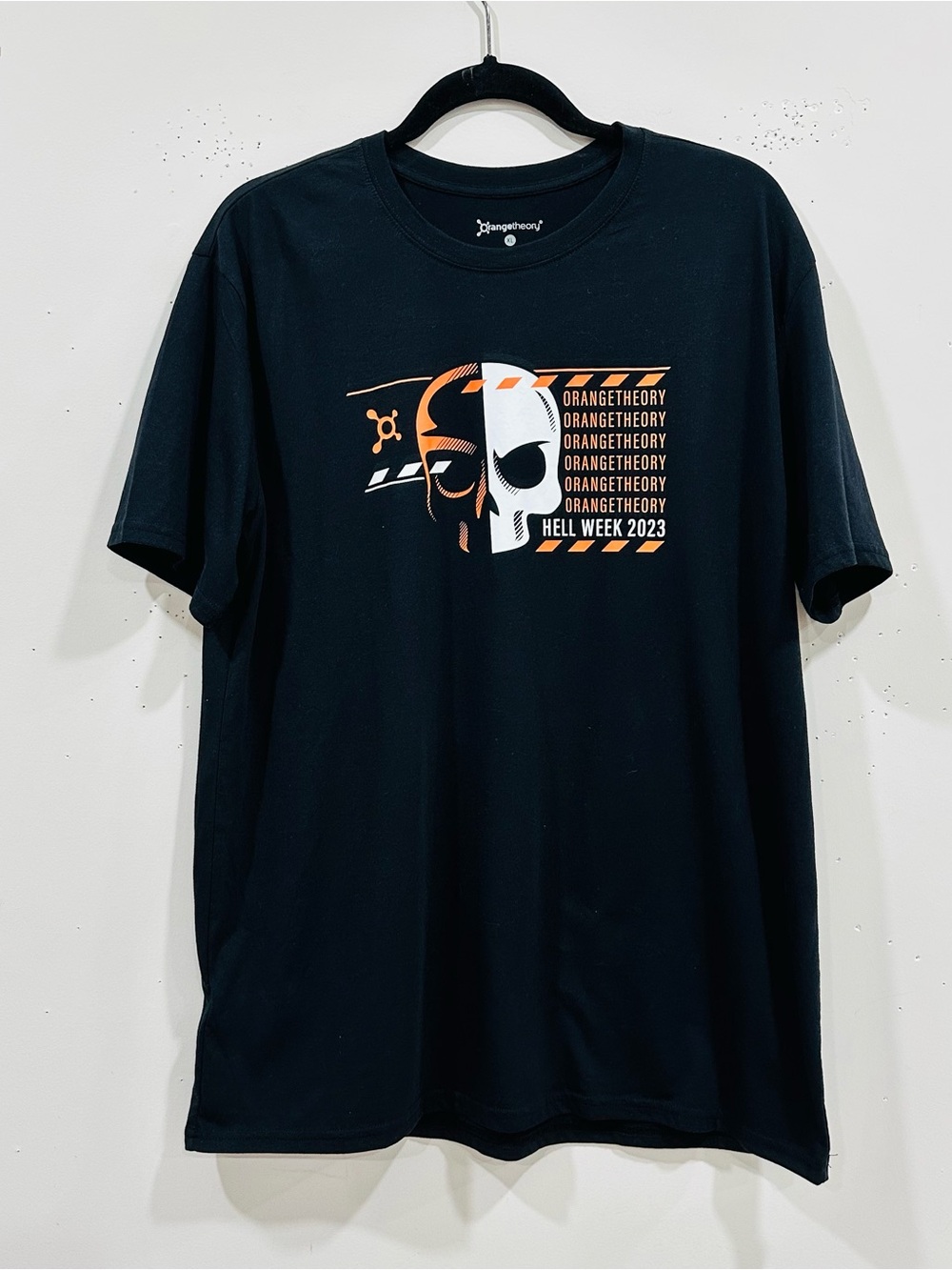 Orange Theory Hell Week 2023 Black Short Sleeve Performance T-Shirt Men's XL